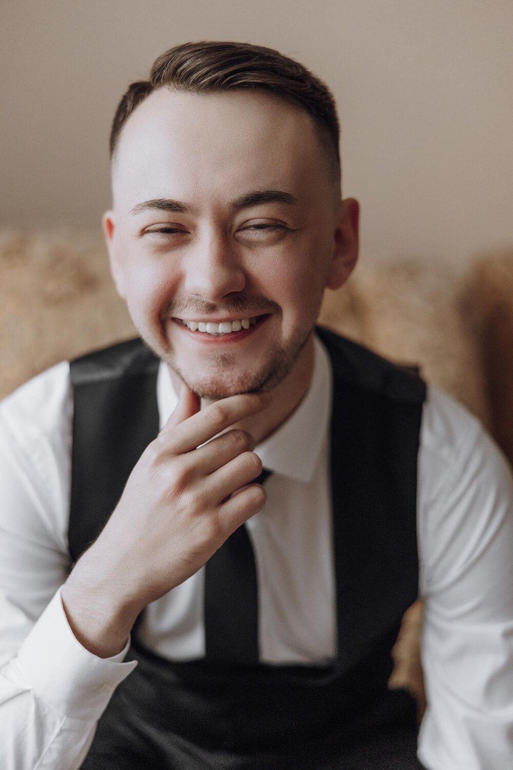 Ján Horák, spokojný klient, muž, úsmev, portrét